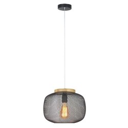 Pakabinamas šviestuvas Rupert E27 1x MAX 40W (Juoda)