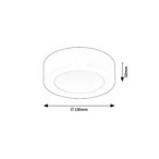 LED panelė Shaun2 LED 7W 3000K Šilta balta (Juoda)