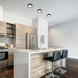LED panelė Shaun2 LED 7W 3000K Šilta balta (Juoda)
