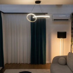 Pakabinamas šviestuvas Emilion LED 36W 4000K Neutrali balta (Juoda, Aukso)