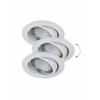 Įmontuojamas šviestuvas Lite GU10 1x MAX 50W 3000K Šilta balta (Balta)