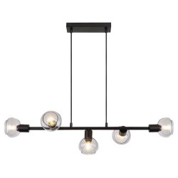 Pakabinamas šviestuvas Sullivan E14 5x MAX 40W (Juoda)