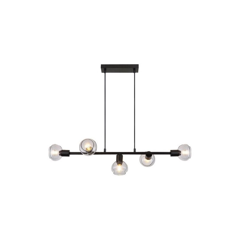 Pakabinamas šviestuvas Sullivan E14 5x MAX 40W (Juoda)