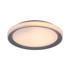 Lubinis šviestuvas Everest LED 40W 2700-6500K CCT keičiama balta spalva (Sidabro)