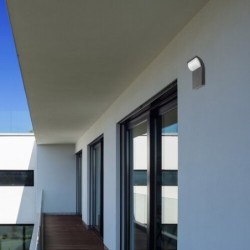 Sieninis lauko šviestuvas Hongkong LED 9W 4000K Neutrali balta (Juoda)