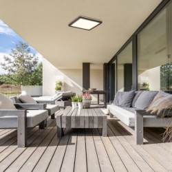 Lubinis lauko šviestuvas Inverness LED 15W 2700-6500K CCT keičiama balta spalva (Juoda)