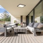 Lubinis lauko šviestuvas Inverness LED 15W 2700-6500K CCT keičiama balta spalva (Juoda)