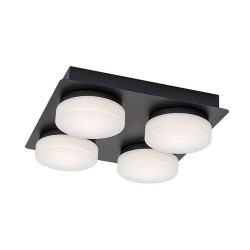 Lubinis šviestuvas Attichus LED 21W 4000K Neutrali balta (Matinė Juoda)