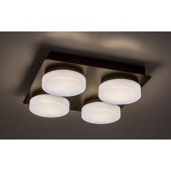 Lubinis šviestuvas Attichus LED 21W 4000K Neutrali balta (Matinė Juoda)