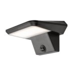 Saulės energija įkraunamas šviestuvas Qesa LED 10W 4000K Neutrali balta (Juoda)