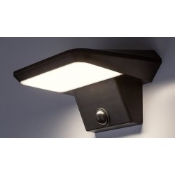 Saulės energija įkraunamas šviestuvas Qesa LED 10W 4000K Neutrali balta (Juoda)