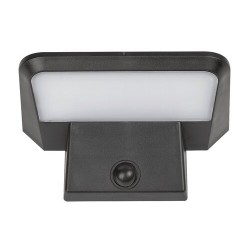 Saulės energija įkraunamas šviestuvas Qesa LED 10W 4000K Neutrali balta (Juoda)