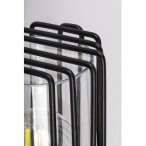 Sieninis lauko šviestuvas Haren E27 1x MAX 60W (Juoda)