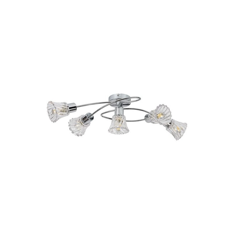 Lubinis šviestuvas Hestia E14 5x MAX 40W (Chromo)