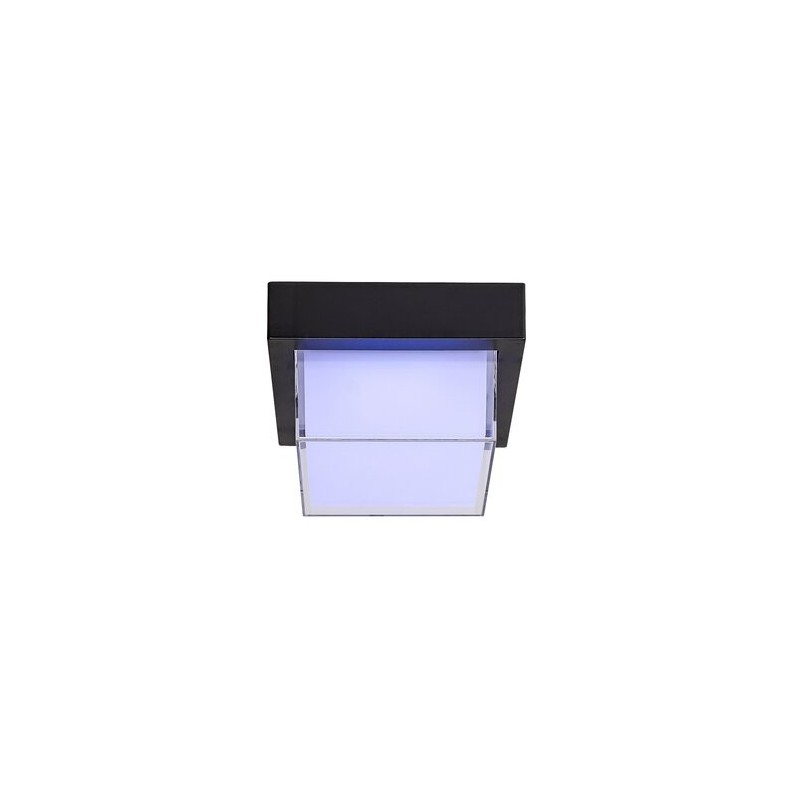 Sieninis lauko šviestuvas Durbe LED 10W 3000-6500K CCT keičiama balta spalva (Juoda)