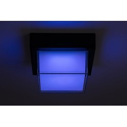 Sieninis lauko šviestuvas Durbe LED 10W 3000-6500K CCT keičiama balta spalva (Juoda)