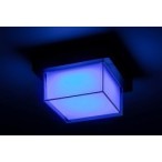 Sieninis lauko šviestuvas Durbe LED 10W 3000-6500K CCT keičiama balta spalva (Juoda)