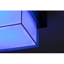 Sieninis lauko šviestuvas Durbe LED 10W 3000-6500K CCT keičiama balta spalva (Juoda)