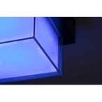 Sieninis lauko šviestuvas Durbe LED 10W 3000-6500K CCT keičiama balta spalva (Juoda)