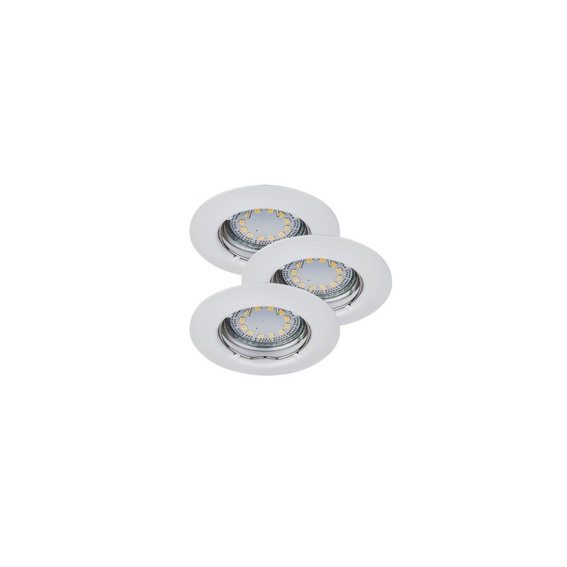Įmontuojamas šviestuvas Lite GU10 1x MAX 50W 3000K Šilta balta (Balta)