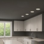 Įmontuojamas šviestuvas Lite GU10 1x MAX 50W 3000K Šilta balta (Balta)