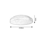 Lubinis lauko šviestuvas Zenon LED 18W 3000-4000-6000K CCT keičiama balta spalva (Balta)