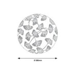 Lubinis šviestuvas Benita LED 24W 3000K Šilta balta (Balta)