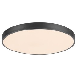 Lubinis šviestuvas Tesia LED 60W 3000-6000K CCT keičiama balta spalva (Matinė Juoda)
