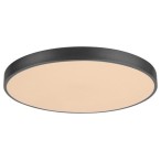 Lubinis šviestuvas Tesia LED 60W 3000-6000K CCT keičiama balta spalva (Matinė Juoda)