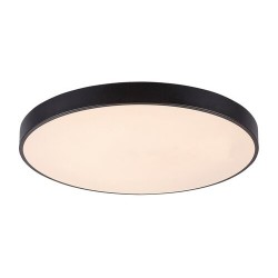 Lubinis šviestuvas Tesia LED 60W 3000-6000K CCT keičiama balta spalva (Matinė Juoda)