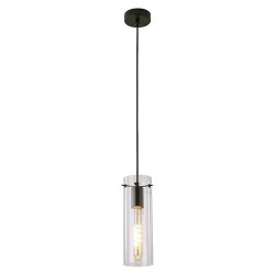 Pakabinamas šviestuvas Acantha E27 1x MAX 40W (Juoda)