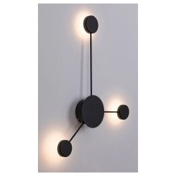 Sieninis šviestuvas Amadeo LED 10.5W 4000K Neutrali balta (Juoda)