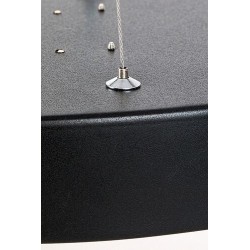 Pakabinamas šviestuvas Tesia LED 60W 3000-6000K CCT keičiama balta spalva (Juoda)