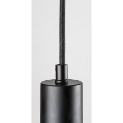 Pakabinamas šviestuvas Lissandra E27 1x MAX 40W (Matinė Juoda)