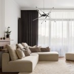 Pakabinamas šviestuvas Henli LED 30W 3000K Šilta balta (Juoda)