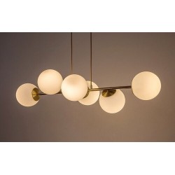 Pakabinamas šviestuvas Kiara E27 6x MAX 35W (Aukso)