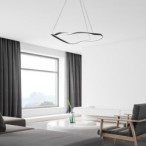 Pakabinamas šviestuvas Mirossi LED 40W 4000K Neutrali balta (Juoda)