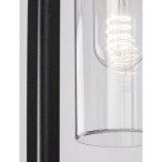 Sieninis lauko šviestuvas Zernest  E27 1x MAX 15W (Juoda)