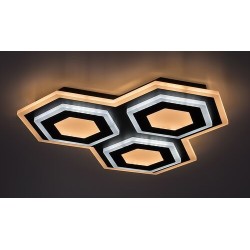 Lubinis šviestuvas Bitsi LED 72W 3000-6000K Šilta balta + Šalta balta (Juoda)