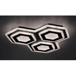 Lubinis šviestuvas Bitsi LED 72W 3000-6000K Šilta balta + Šalta balta (Juoda)