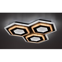 Lubinis šviestuvas Bitsi LED 72W 3000-6000K Šilta balta + Šalta balta (Juoda)