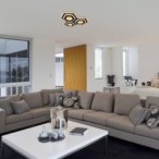 Lubinis šviestuvas Bitsi LED 72W 3000-6000K Šilta balta + Šalta balta (Juoda)