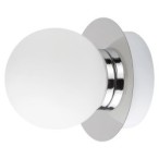 Sieninis šviestuvas Becca G9 1X MAX 28W (Chromo)