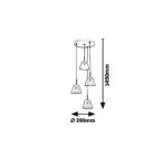 Pakabinamas šviestuvas Aviana LED 24W 4000K Neutrali balta (Balta)