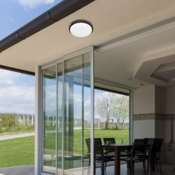 Sieninis lauko šviestuvas Hort LED 15W 4000K Neutrali balta (Juoda)