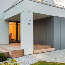Sieninis lauko šviestuvas Palanga LED 12W 3000K Šilta balta (Antracito)