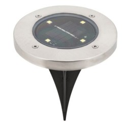 Saulės energija įkraunamas šviestuvas Dannet LED 0.24W 3000K Neutrali balta (Chromo)