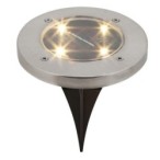 Saulės energija įkraunamas šviestuvas Dannet LED 0.24W 3000K Neutrali balta (Chromo)