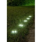 Saulės energija įkraunamas šviestuvas Dannet LED 0.24W 3000K Neutrali balta (Chromo)