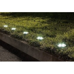 Saulės energija įkraunamas šviestuvas Dannet LED 0.24W 3000K Neutrali balta (Chromo)